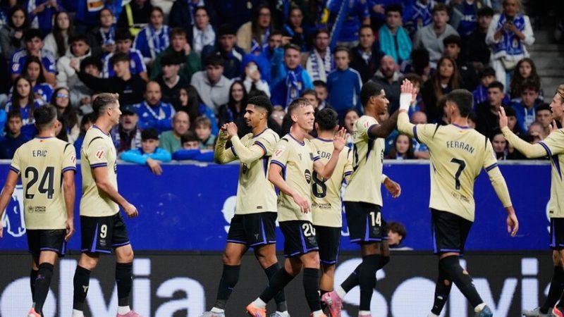 برشلونة يقلب الطاولة على ريال أوفييدو في عقر داره