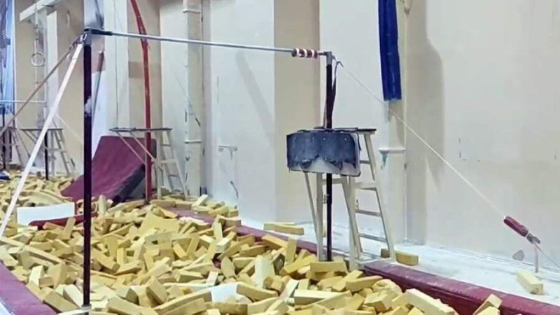 إصابة خطيرة على جهاز العقلة تنهي حياة لاعب جمباز