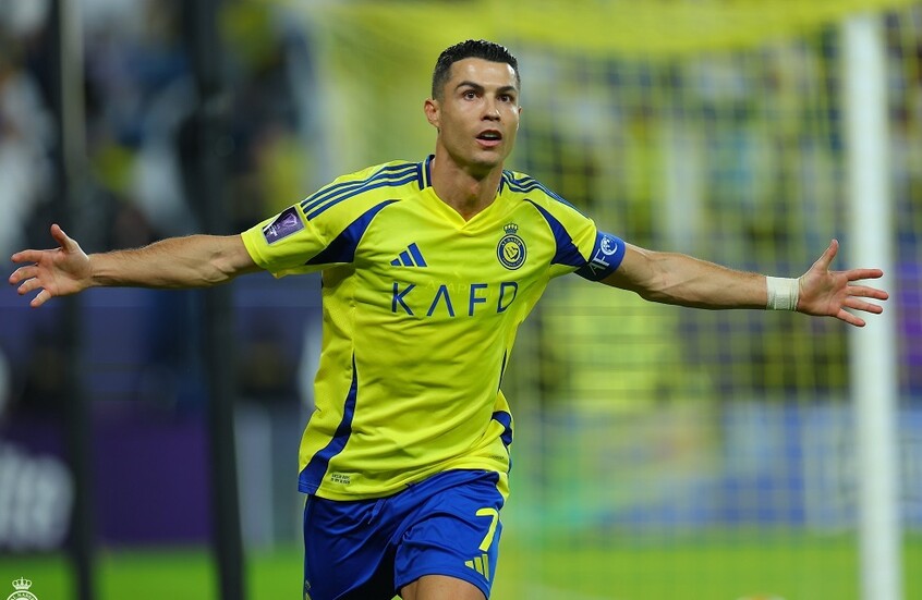 شاهد.. رونالدو يهز شباك الاتحاد بطريقة رائعة