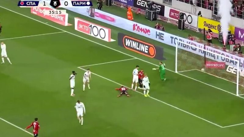 شاهد.. أهداف مباراة سبارتاك موسكو وضيفه باري