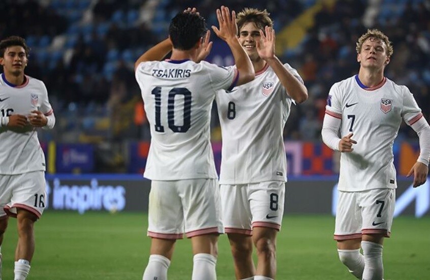 رقم قياسي لأمريكا في افتتاحية المجموعة الخامسة بكأس العالم للشباب