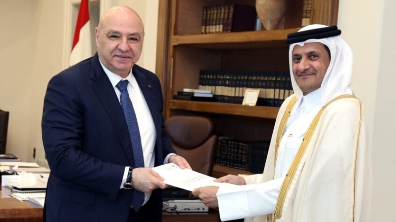 قطر تؤكد دعمها للمؤسسات الوطنية اللبنانية
