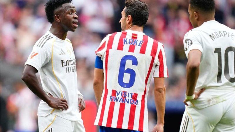 لاعب أتلتيكو مدريد يستغل مبابي لاستفزاز فينيسيوس جونيور (فيديو)