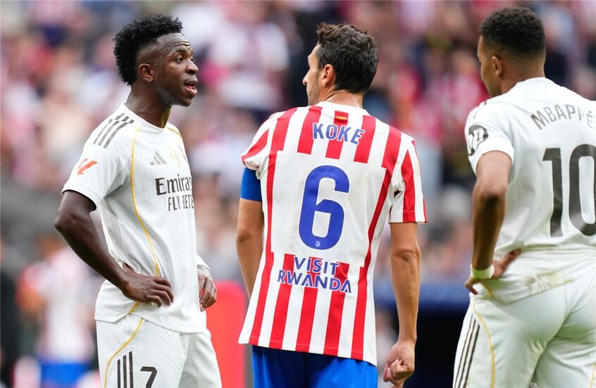 لاعب أتلتيكو مدريد يستغل مبابي لاستفزاز فينيسيوس جونيور (فيديو)