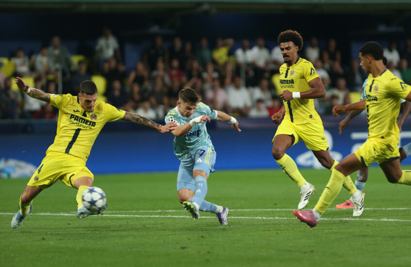 تعادل مثير بين فياريال ويوفنتوس في دوري أبطال أوروبا