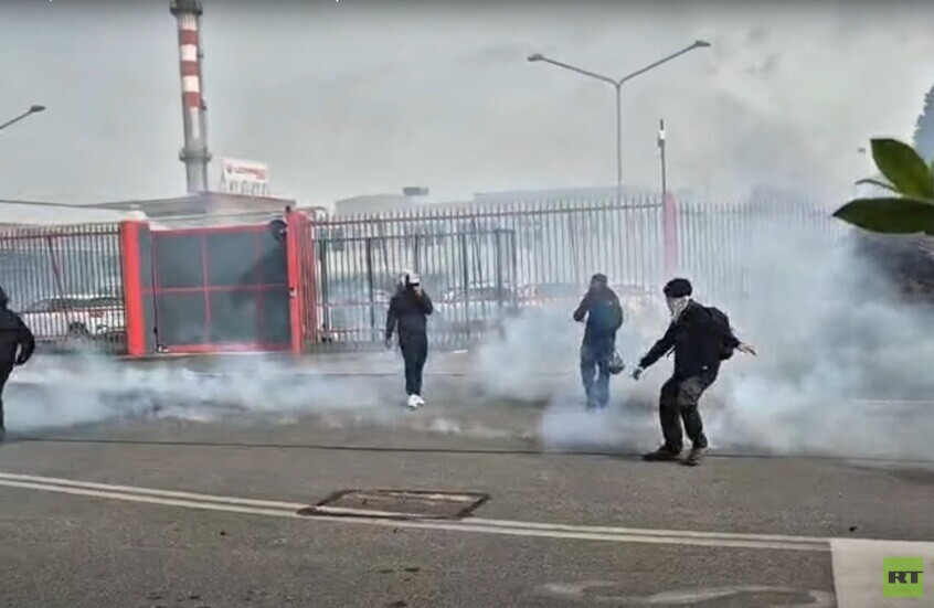 “تورينو تقف مع فلسطين”.. حرب عصابات أمام شركة “ليوناردو” للصناعات الدفاعية في إيطاليا (فيديو)