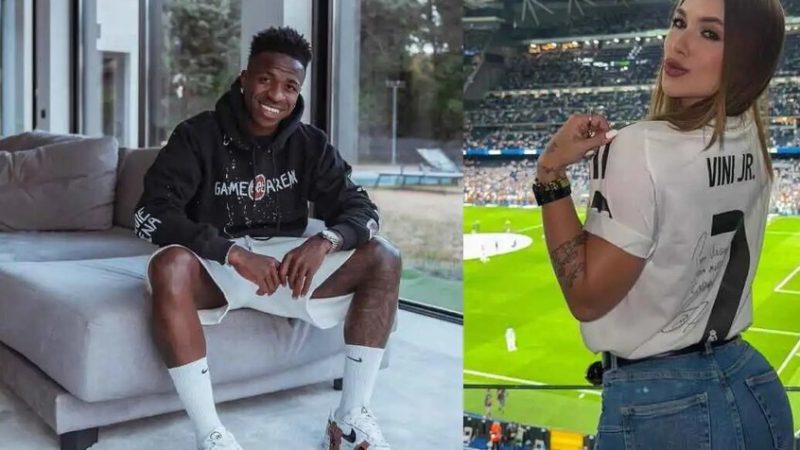 ظهور مثير لصديقة فينيسيوس جونيور في “البرنابيو” (صورة)