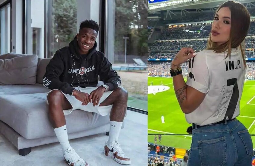 ظهور مثير لصديقة فينيسيوس جونيور في “البرنابيو” (صورة)