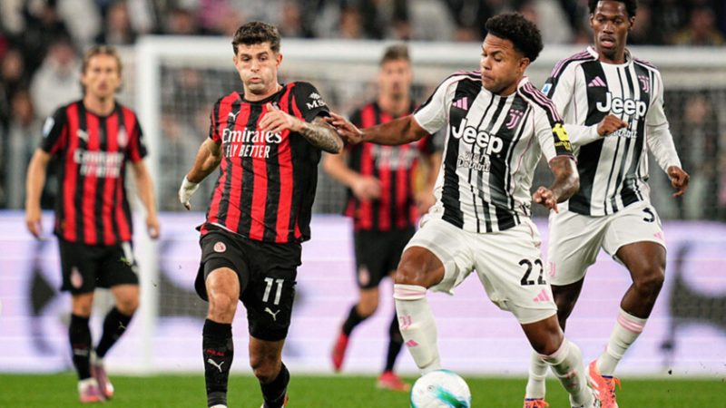 يوفنتوس وميلان يتقاسمان النقاط في قمة الدوري الإيطالي