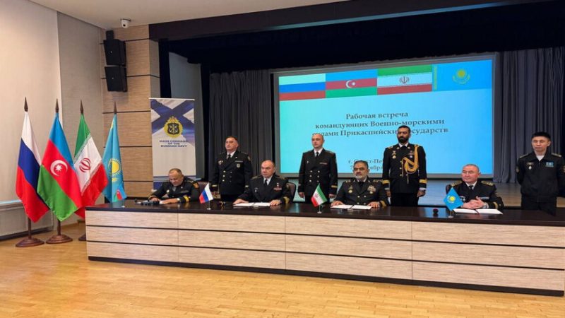 سفارة إيران بموسكو تعلن عن اتفاق بحري استراتيجي بين دول قزوين لمنع التدخل الخارجي