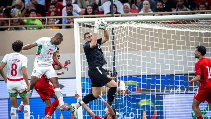 شاهد.. المغرب يفوز على البحرين بهدف قاتل