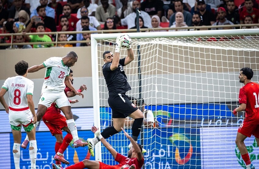 شاهد.. المغرب يفوز على البحرين بهدف قاتل