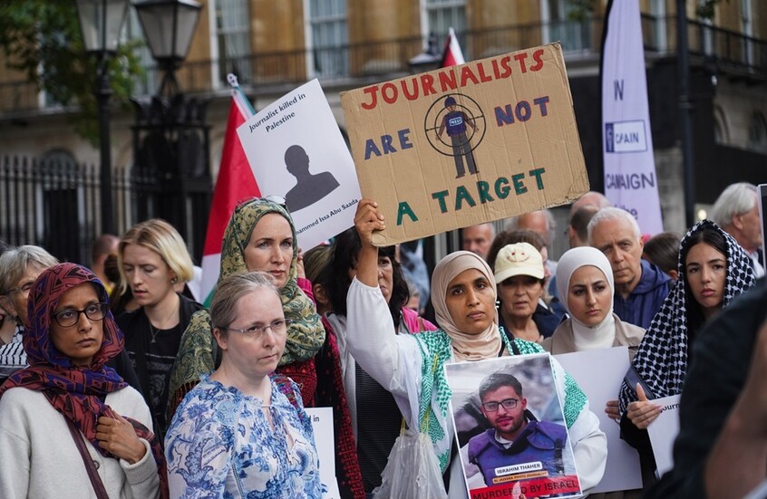 لجنة حماية الصحفيين: إسرائيل مسؤولة عن 95% من جرائم قتل الصحفيين في الشرق الأوسط منذ 7 أكتوبر