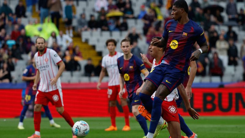 برشلونة يخطف فوزا “قاتلا” من جيرونا في لقاء مثير