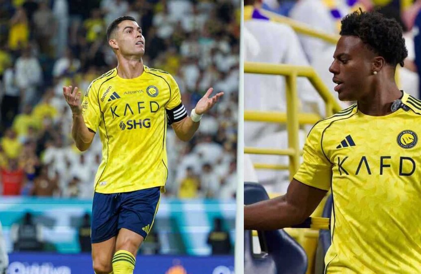 شاهد.. كريستيانو رونالدو يتفاعل مع “سبيد” ويعلمه كيف يدق على الطبل بعد فوز النصر (فيديو)