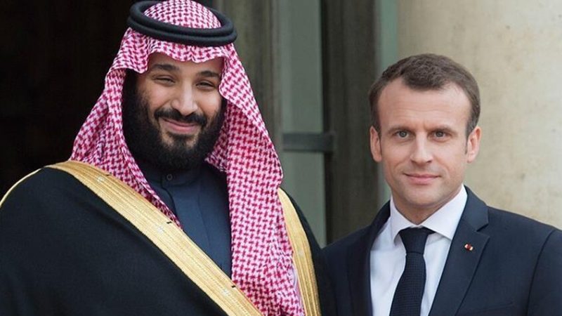 ولي العهد السعودي وماكرون يناقشان تطورات الأوضاع في غزة وجهود إحلال الأمن والاستقرار