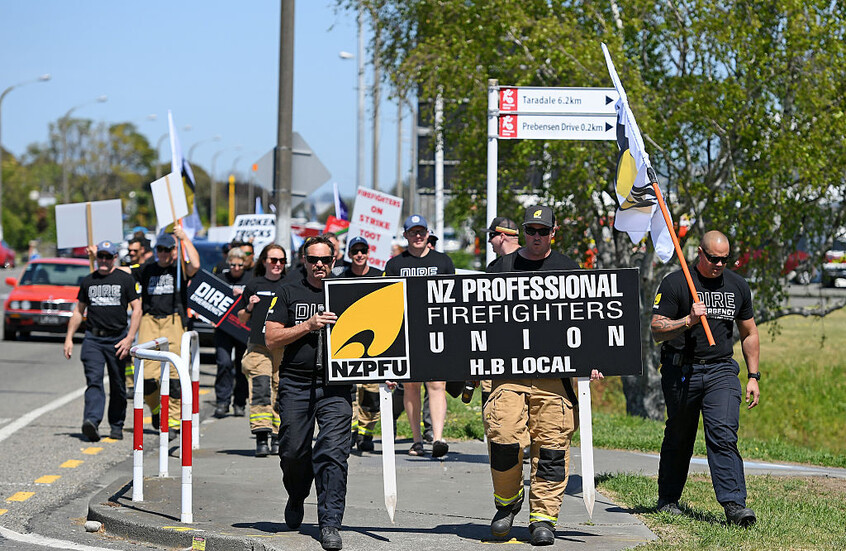 إضراب واسع للنقابات العامة في نيوزيلندا (فيديو)