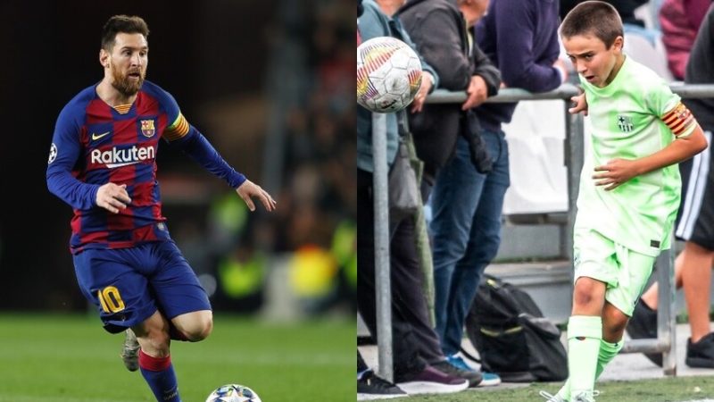 “ميسي جديد” في برشلونة.. لاعب “صغير” يخطف الأنظار بمهاراته وهدف مذهل (فيديو)