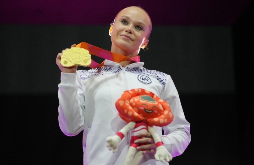 أول ميدالية منذ 2021.. إنجاز روسي لافت في بطولة العالم للجمباز