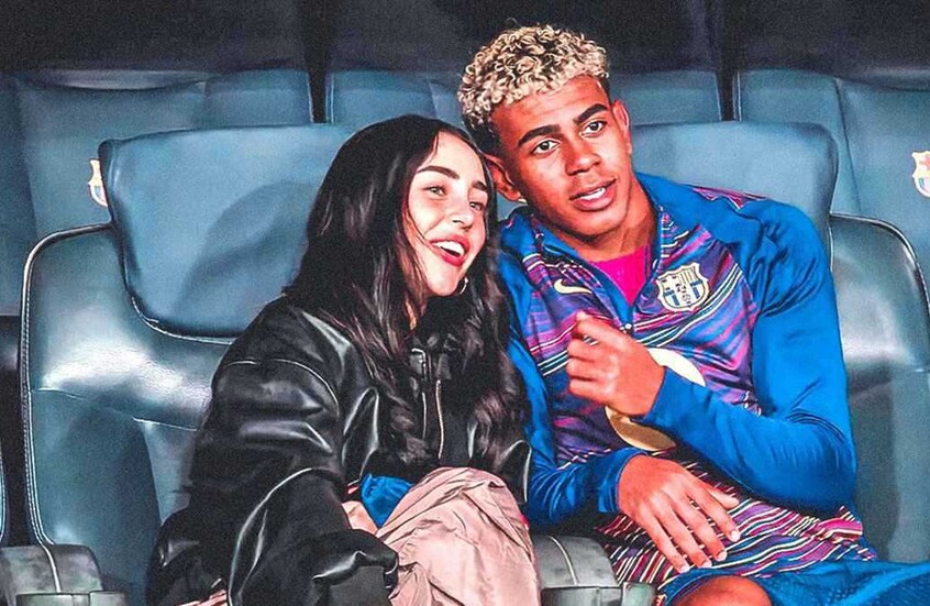 بصور رومانسية.. لامين جمال وصديقته يشعلان مواقع التواصل قبل “الكلاسيكو” المنتظر (صور)