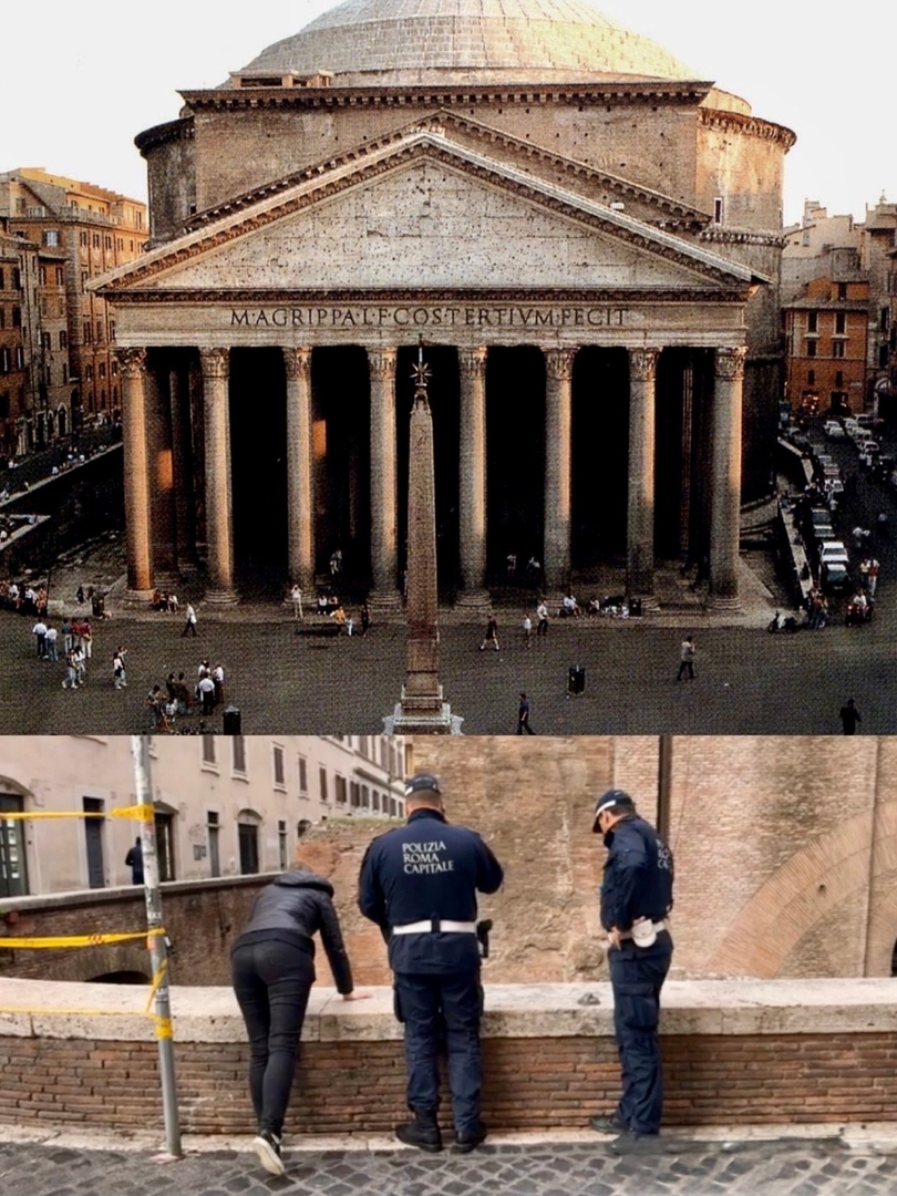 مصرع سائح ياباني في روما أثناء محاولته التقاط “سيلفي” قرب البانثيون (فيديو+صور)