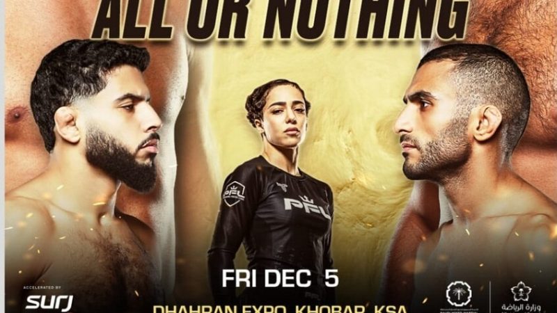 “الكل أو لا شيء” في السعودية.. نزالات حاسمة على الحزام الذهبي وجوائز مالية ضخمة