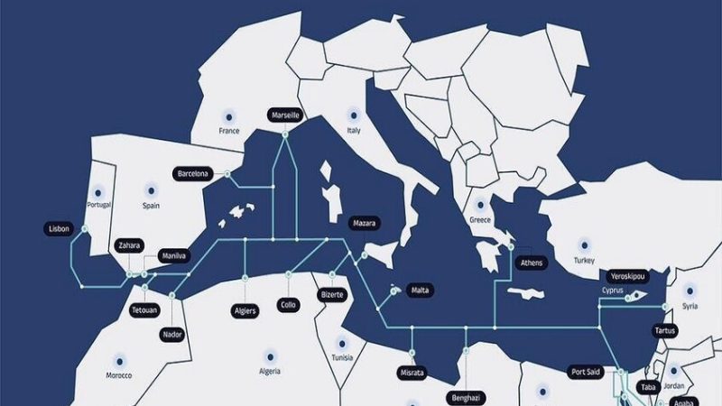 “سوريا تربط قارات العالم عبر مدينة طرطوس بأول كابل اتصالات بحري دولي