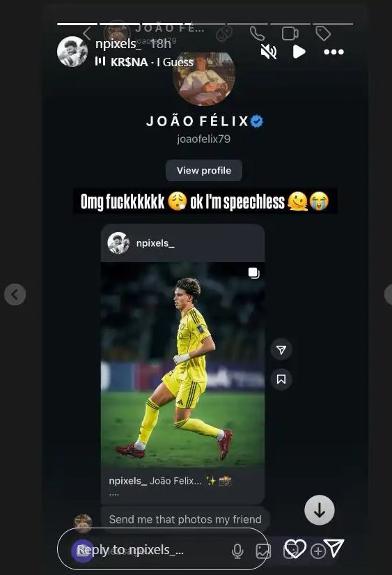 بعد مراسلته على الخاص.. جواو فيليكس يفاجئ مصورا هنديا بطلب غريب