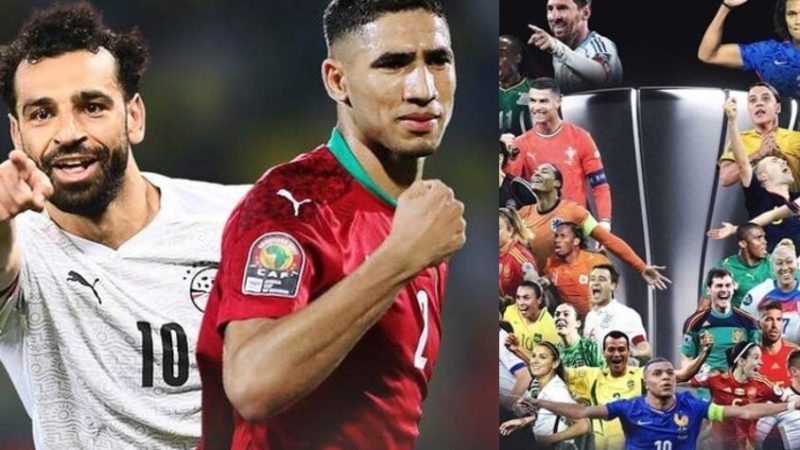 صلاح وحكيمي بين المرشحين.. الكشف عن قائمة “فيفبرو” لأفضل 26 لاعبا في 2025