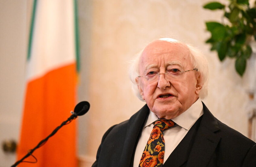 نقل الرئيس الإيرلندي إلى المستشفى إثر “عدوى موضعية”