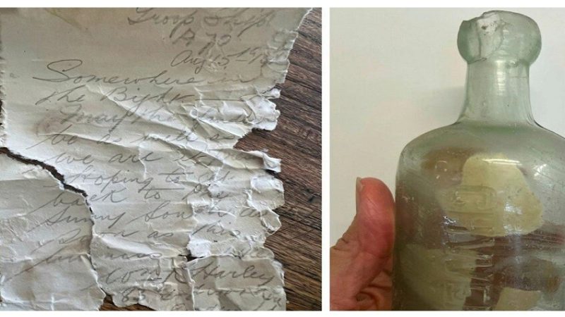 بعد أكثر من قرن.. رسالة من الحرب العالمية الأولى تظهر على ساحل أستراليا