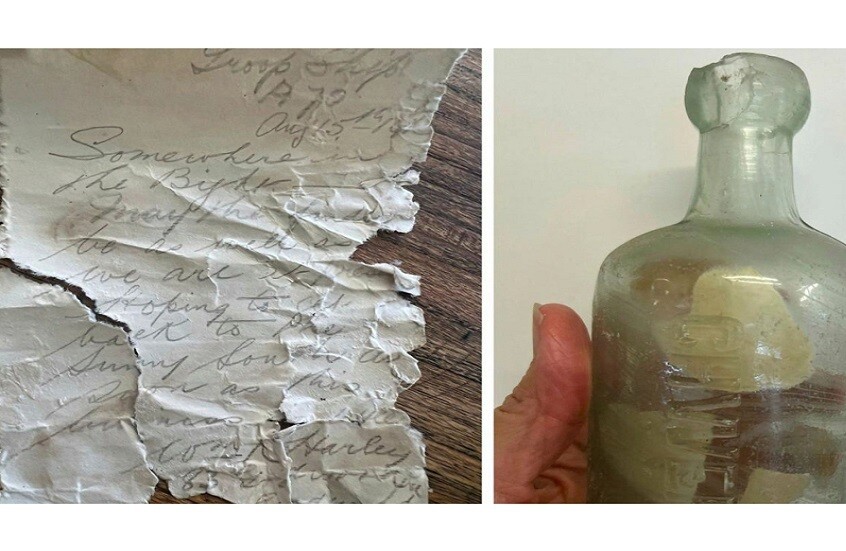 بعد أكثر من قرن.. رسالة من الحرب العالمية الأولى تظهر على ساحل أستراليا