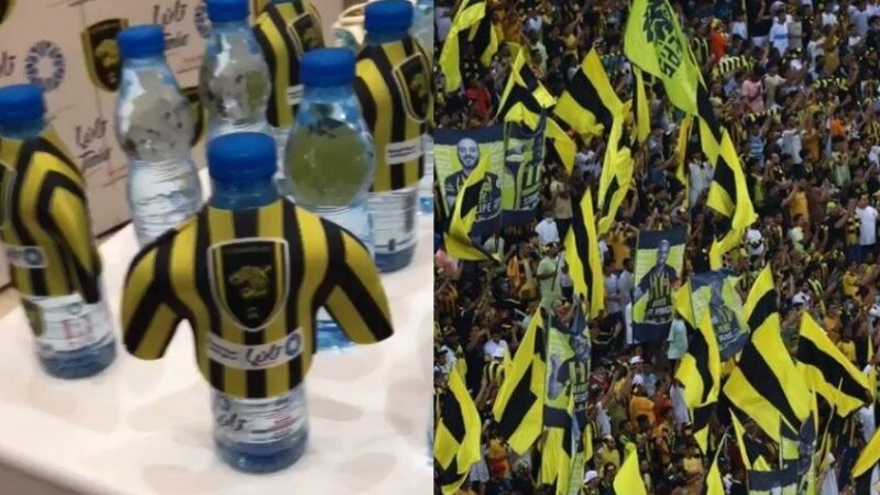 20 زجاجة مياه تكلف اتحاد جدة غرامة مالية كبيرة