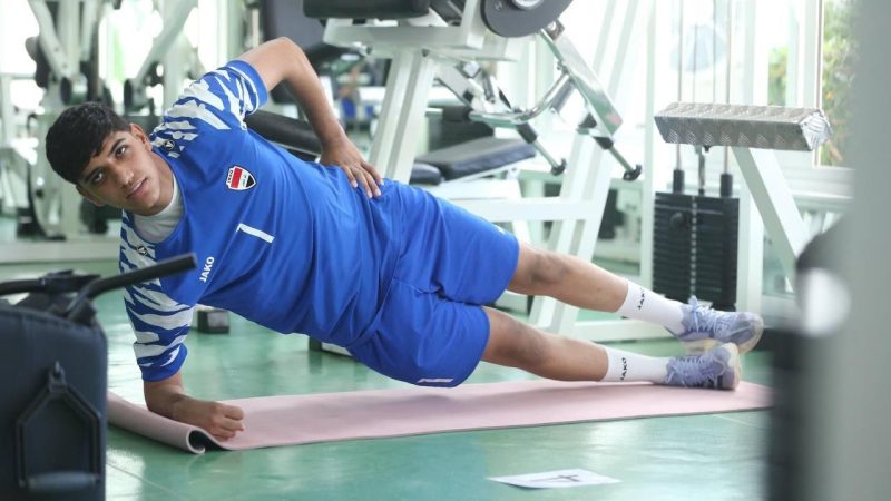 بالصور .. منتخبنا الأولمبي يجري وحدته التدريبية في تونس