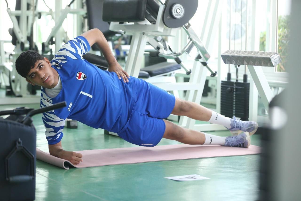 بالصور .. منتخبنا الأولمبي يجري وحدته التدريبية في تونس