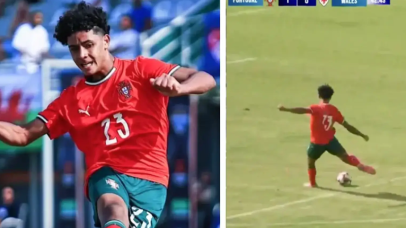 رونالدو يتفاعل “بحرارة” بعد هدف نجله في شباك ويلز (صورة)