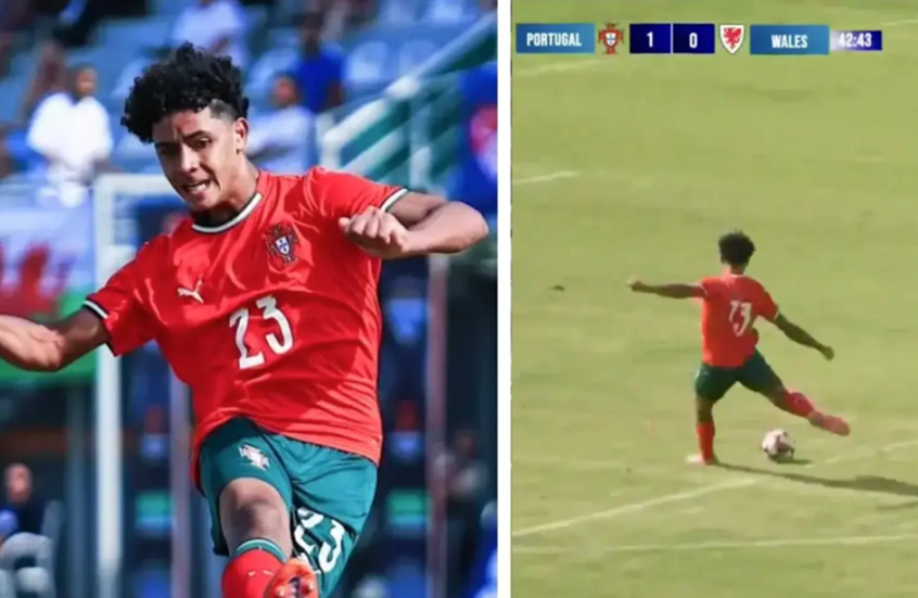 رونالدو يتفاعل “بحرارة” بعد هدف نجله في شباك ويلز (صورة)