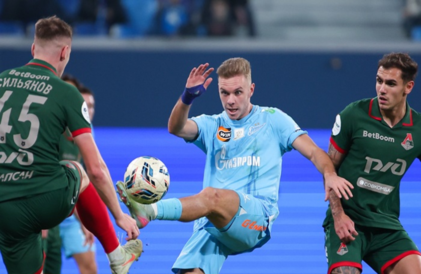 زينيت يلحق بلوكوموتيف الهزيمة الأولى في الدوري الروسي