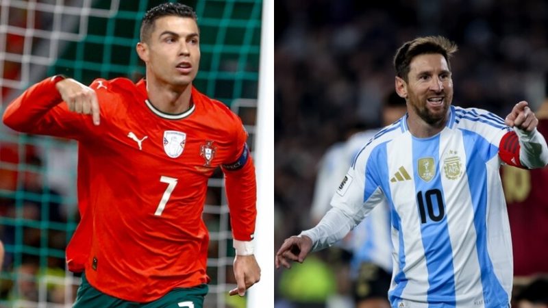 لن أكون متواضعا.. رد فعل كريستيانو رونالدو على مقارنته بميسي (فيديو)