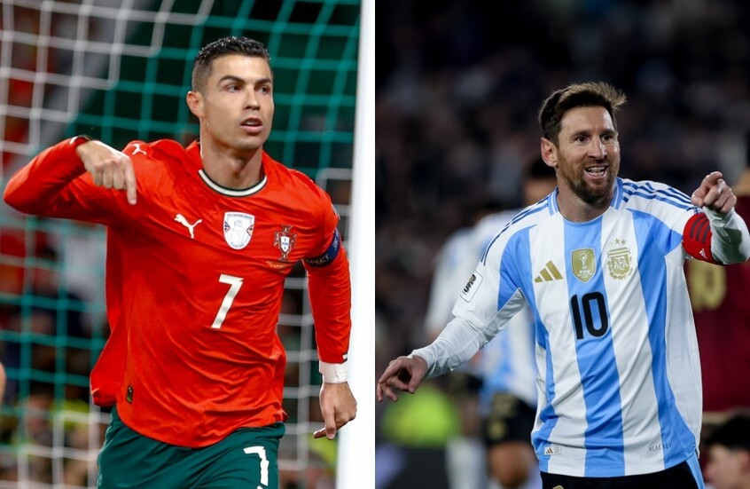 لن أكون متواضعا.. رد فعل كريستيانو رونالدو على مقارنته بميسي (فيديو)