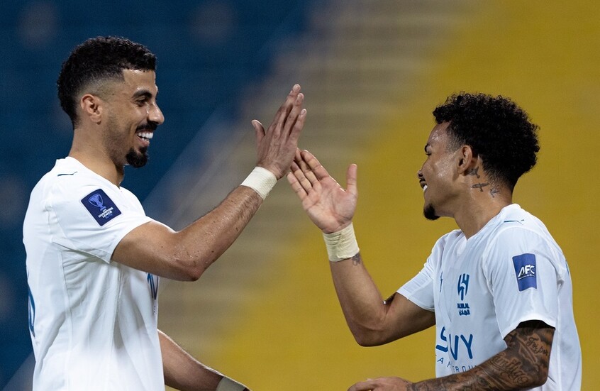 الهلال السعودي يؤكد علو كعبه على الأندية القطرية (فيديو)