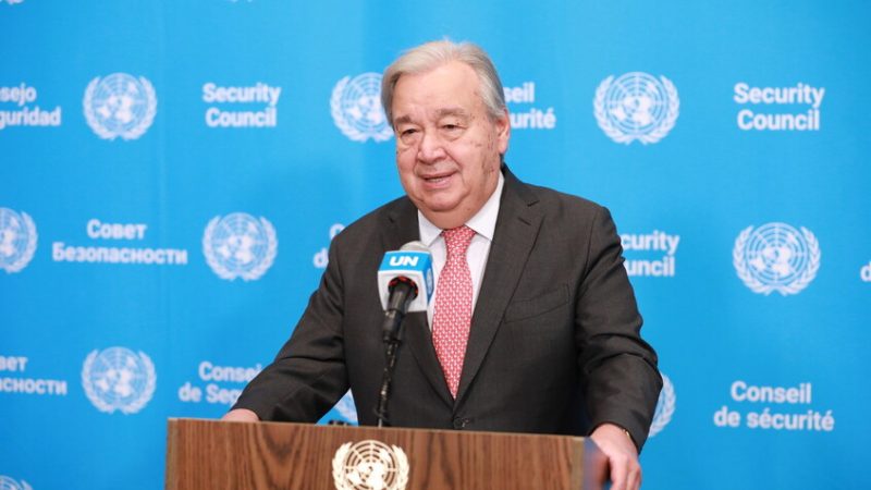 غوتيريش: أي قوة ستنشر في غزة يجب أن تحظى بتفويض من الأمم المتحدة