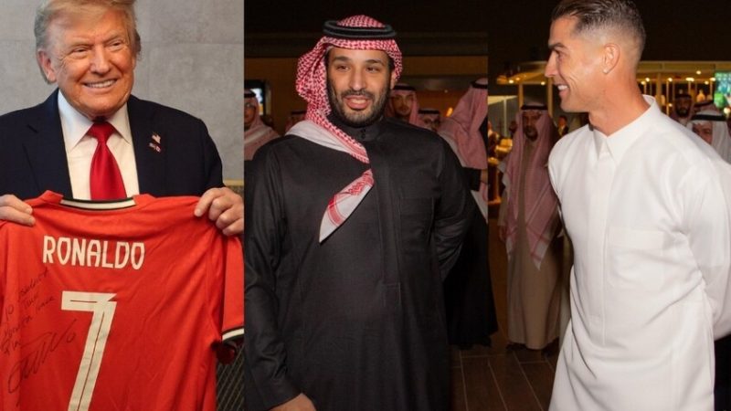 تصريح مثير.. رونالدو يتحدث عن ولي العهد السعودي وترامب