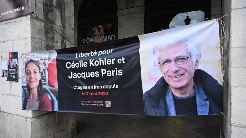 ‌‏ماكرون يعلن إفراج إيران عن فرنسيين كانا محتجزين في سجن إيفين منذ 2022