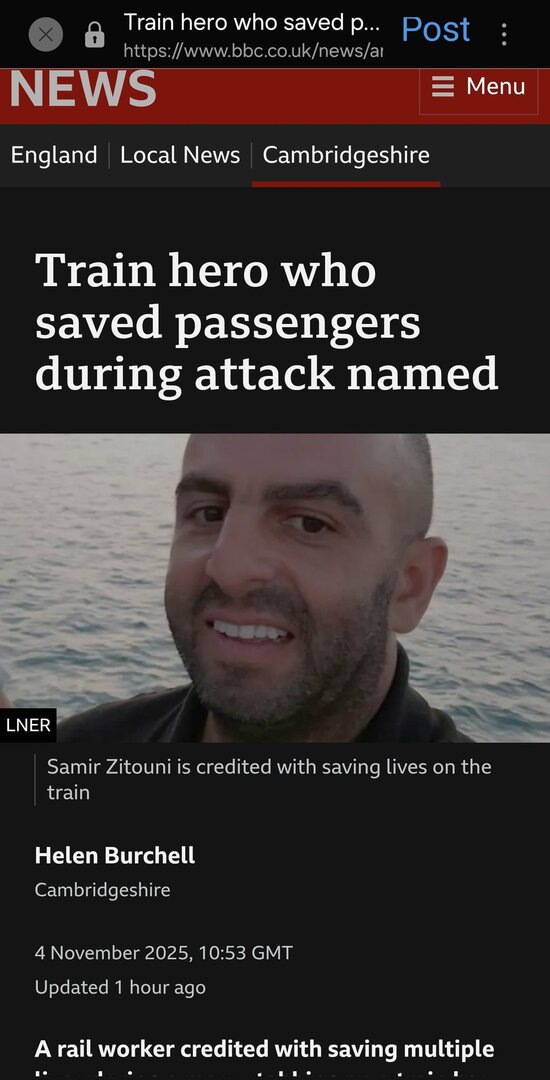 صار حديث بريطانيا .. جزائري يتوج بطلا شعبيا في لندن (صور)