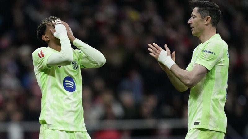 لم أتحدث معه منذ فترة طويلة.. ليفاندوفسكي يثير الجدل بتصريح مفاجئ حول لامين جمال