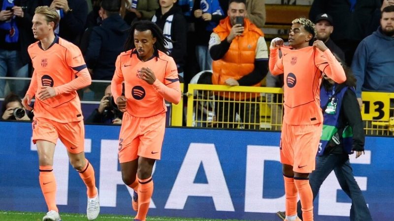 دوري الأبطال.. برشلونة يسقط في كمين كلوب بروج