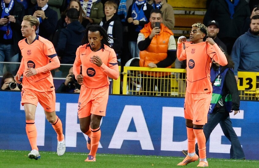 دوري الأبطال.. برشلونة يسقط في كمين كلوب بروج