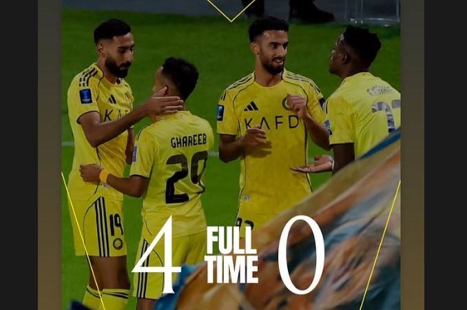 رونالدو يتفاعل مع فوز النصر على غوا الهندي (صورة)