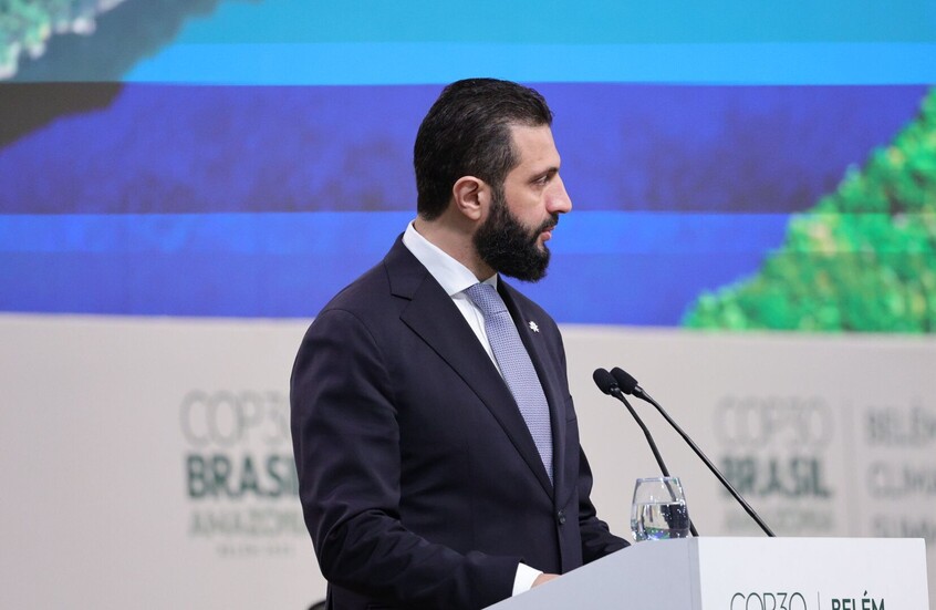 الرئيس السوري أحمد الشرع يثير تفاعلا بلقاء له من نوع خاص في البرازيل (صور)